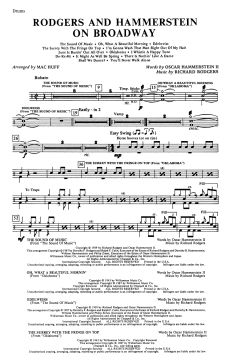 Rodgers And Hammerstein On Broadway von Richard Rodgers (Download) 
