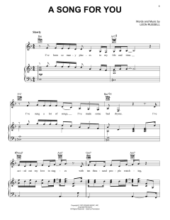 A Song For You von Leon Russell (Download) 