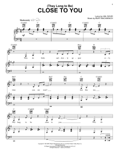 (They Long To Be) Close To You von Hal David (Download) 