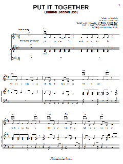 Put It Together (Bibbidi Bobbidi Boo) von Jerry Livingston (Download) 