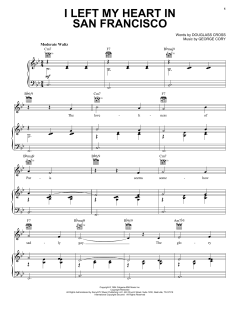 I Left My Heart In San Francisco von Tony Bennett (Download) 
