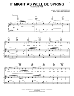 It Might As Well Be Spring von Rodgers & Hammerstein (Download) 
