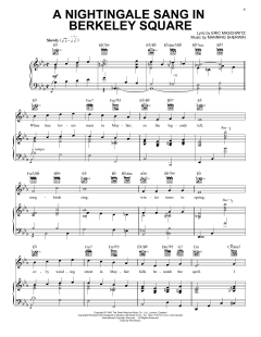 A Nightingale Sang In Berkeley Square von Bobby Darin (Download) 
