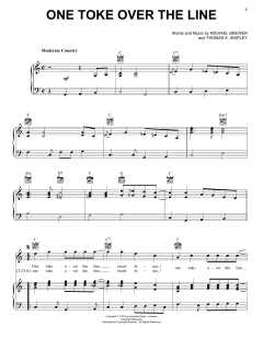 One Toke Over The Line von Michael Brewer (Download) 