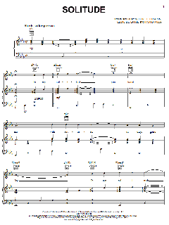 Solitude von Duke Ellington (Download) 