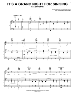 It's A Grand Night For Singing von Rodgers & Hammerstein (Download) 