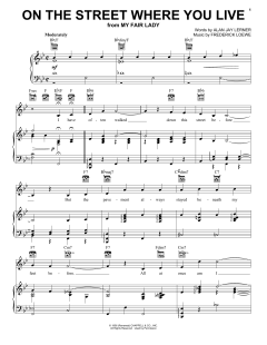 On The Street Where You Live von Alan Jay Lerner (Download) 