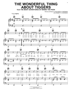 The Wonderful Thing About Tiggers von Sherman Brothers (Download) 