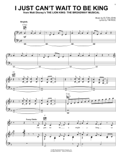 I Just Can't Wait To Be King von Elton John (Download) 