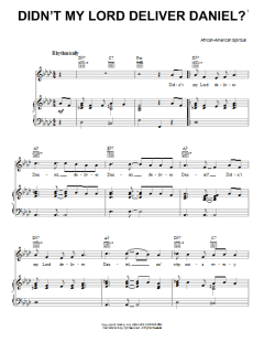 Didn't My Lord Deliver Daniel? von African-American Spiritual (Download) 