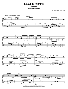 Taxi Driver (Theme) von Bernard Herrmann (Download) 
