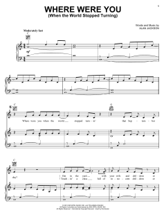 Where Were You (When The World Stopped Turning) von Alan Jackson (Download) 