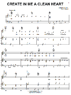 Create In Me A Clean Heart von Keith Green (Download) 