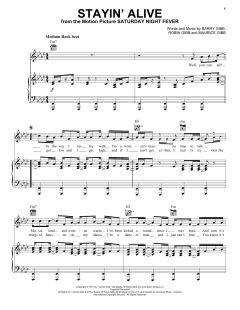 Stayin' Alive von Bee Gees (Download) 