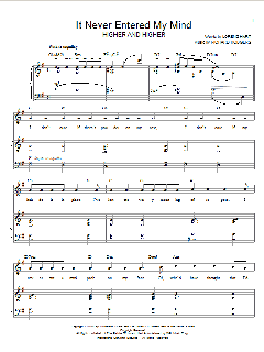 It Never Entered My Mind von Lorenz Hart (Download) 