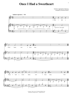 Once I Had A Sweetheart von Southern Appalachian Folk Song (Download) 