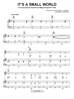 It's A Small World von Sherman Brothers (Download) 