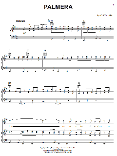 Palmera von Agustin Lara (Download) 