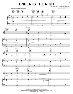 Tender Is The Night von Tony Bennett (Download) 