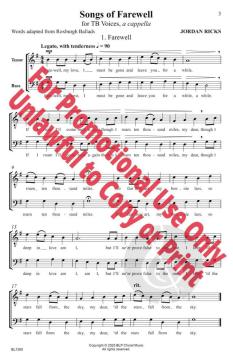 Songs of Farewell von Jordan Ricks 