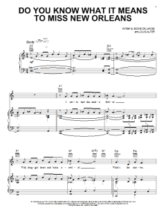 Do You Know What It Means To Miss New Orleans von Billie Holiday (Download) 