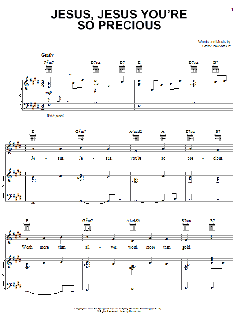 Jesus, Jesus You're So Precious von Chaz Bosarge (Download) 
