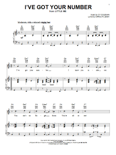 I've Got Your Number von Cy Coleman (Download) 