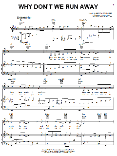 Why Don't We Run Away von David Zippel (Download) 