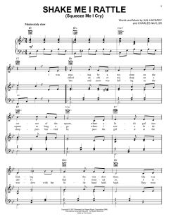 Shake Me I Rattle (Squeeze Me I Cry) von Hal Hackady (Download) 