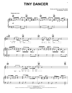 Tiny Dancer von Elton John (Download) 