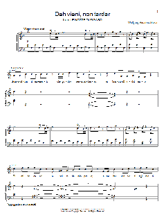 Deh Vieni, Non Tardar from Le Nozze Di Figaro von Wolfgang Amadeus Mozart (Download) 