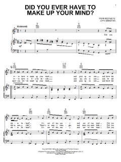 Did You Ever Have To Make Up Your Mind? von The Lovin' Spoonful (Download) 