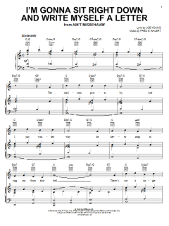 I'm Gonna Sit Right Down And Write Myself A Letter von Dean Martin (Download) 