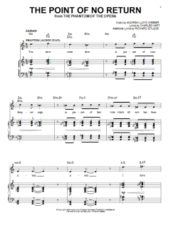 The Point Of No Return von Andrew Lloyd Webber (Download) 