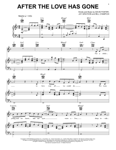 After The Love Has Gone von David Foster (Download) 