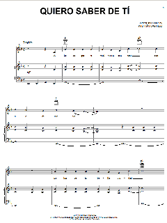 Quiero Saber De Ti von Bienvenido Rodriguez (Download) 