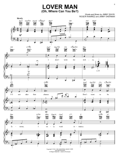 Lover Man (Oh, Where Can You Be?) von Billie Holiday (Download) 