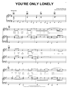 You're Only Lonely von J.D. Souther (Download) 