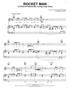 Rocket Man (I Think It's Gonna Be A Long Long Time) von Elton John (Download) 