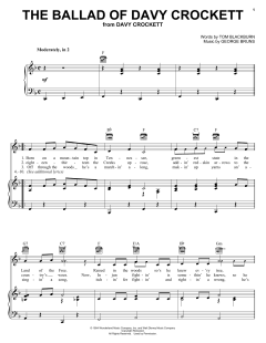The Ballad Of Davy Crockett von Fess Parker (Download) 