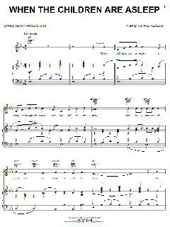When The Children Are Asleep von Rodgers & Hammerstein (Download) 