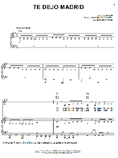 Te Dejo Madrid von Shakira (Download) 