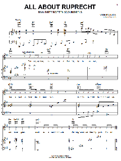 All About Ruprecht von David Yazbek (Download) 
