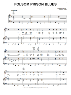 Folsom Prison Blues von Johnny Cash (Download) 