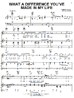 What A Difference You've Made In My Life von Ronnie Milsap (Download) 