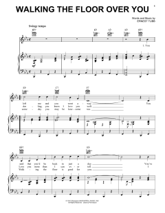 Walking The Floor Over You von Ernest Tubb (Download) 