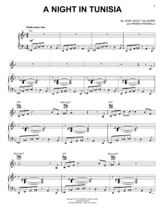 A Night In Tunisia von Dizzy Gillespie (Download) 