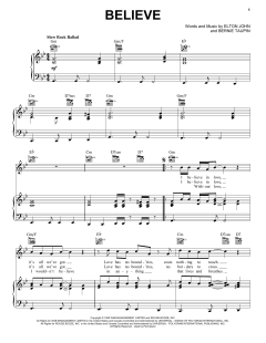 Believe von Elton John (Download) 
