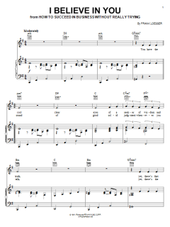 I Believe In You von Frank Loesser (Download) 