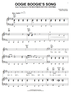 Oogie Boogie's Song von Danny Elfman (Download) 